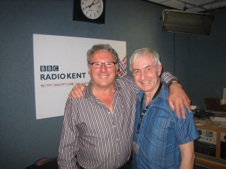 In the BBC Studio with Roger Day